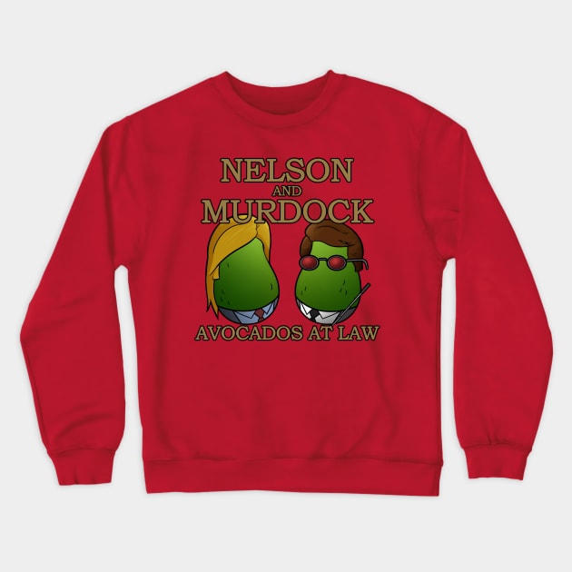 Avocados at Law Crewneck Sweatshirt by MobiusTees